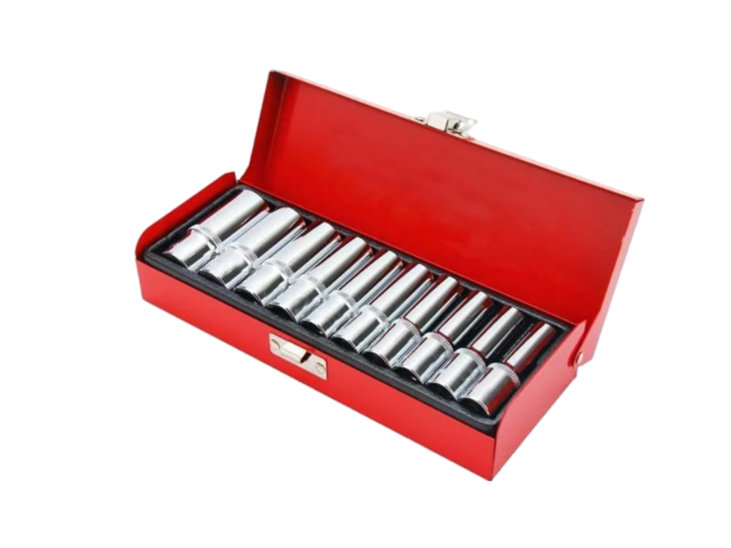 Meşem Uzun Lokma Takımı 3/8'' 10 Pcs
