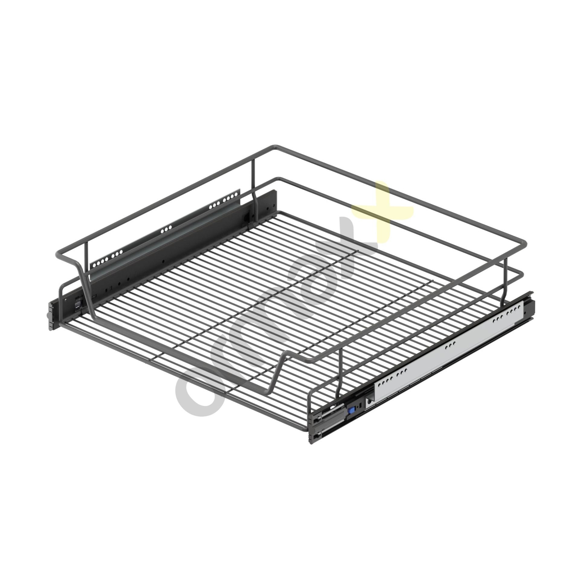 Starax S-2021-A Bağımsız Teleskopik Raylı Çekmece Antrasit Modül:70 Cm {E:66,2-66,6 D:50 Y:13 Cm}