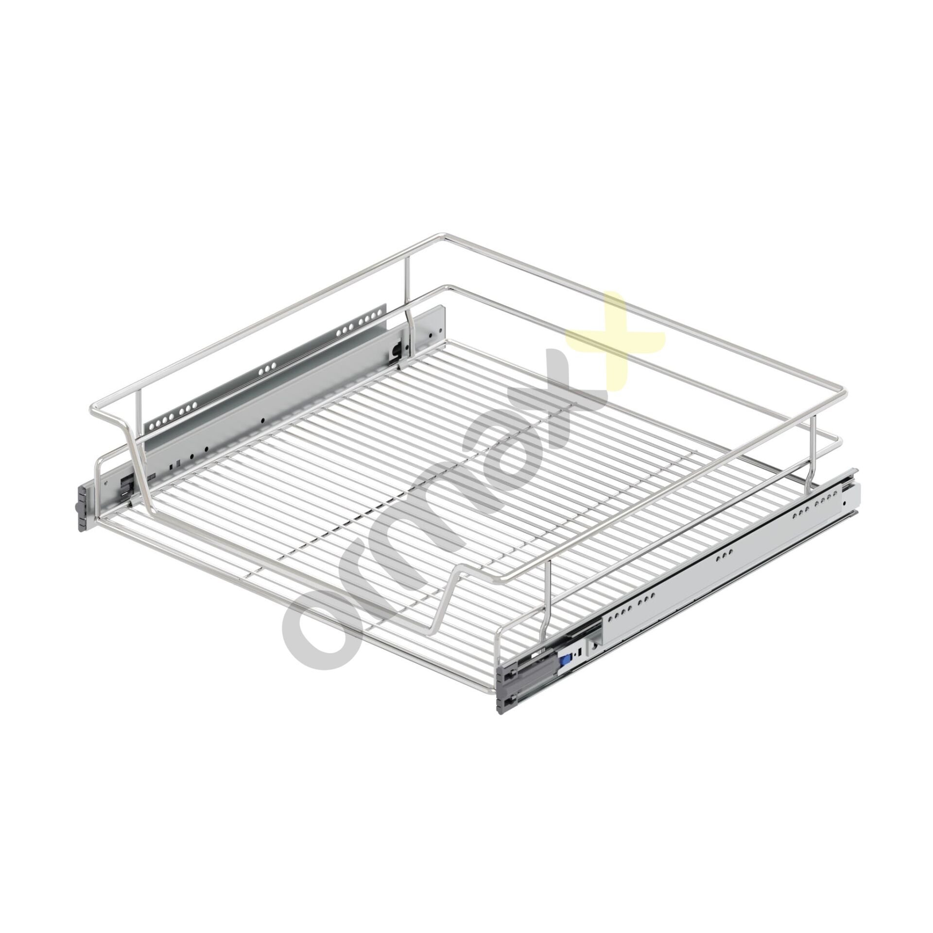 Starax S-2010-C Bağımsız Teleskopik Raylı Çekmece Krom Modül:50 Cm {E:46,2-46,6 D:50 Y:13 Cm}