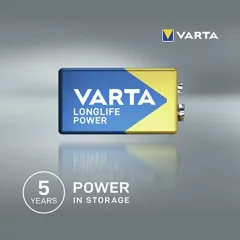 Varta Süperlife 9 V Çinko Pil 6632 (1'li Paket) 556649 ×12 Adet