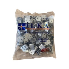 Metal Oval L Gönye 23*30*30 mm K:2 mm 250'li Paket