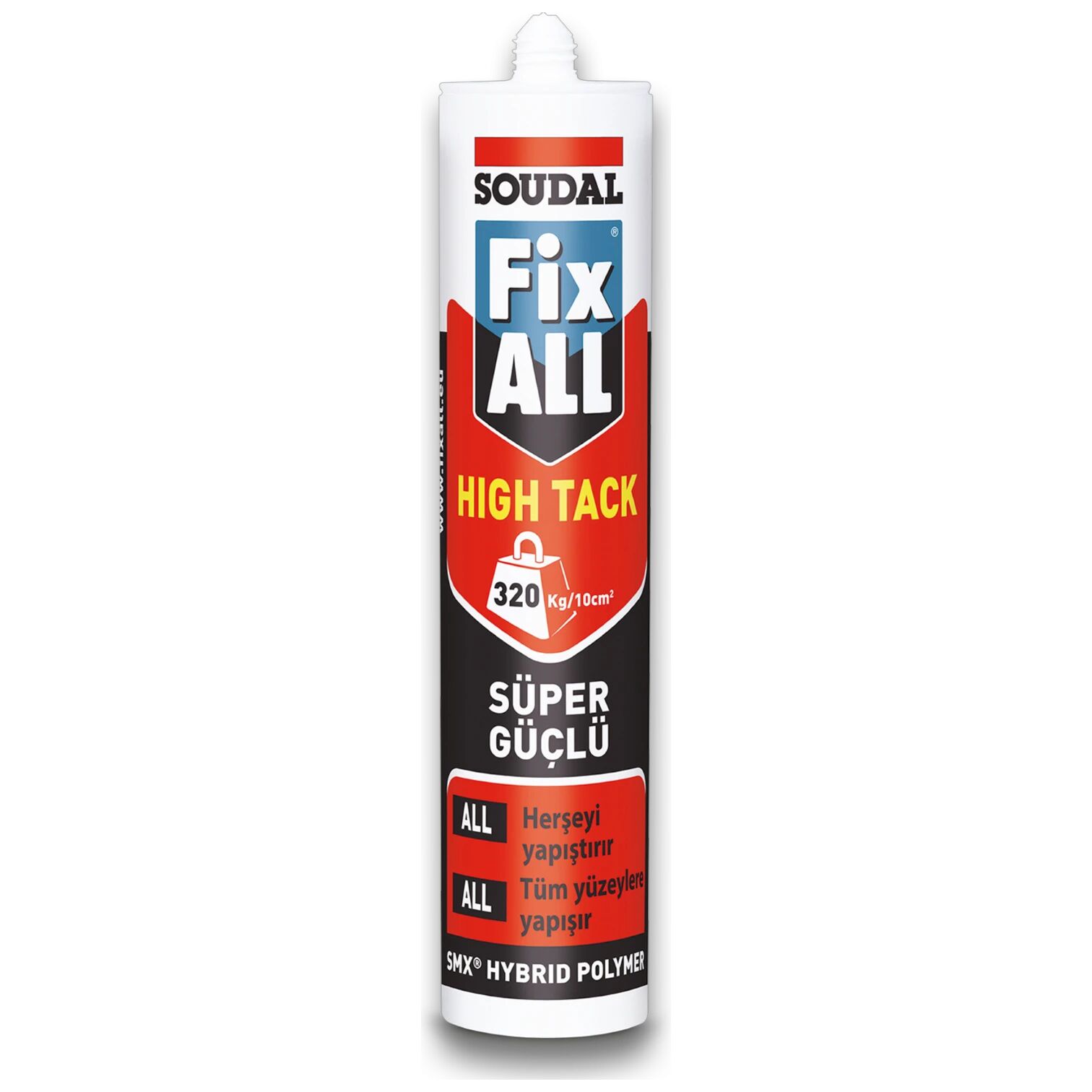 Soudal Fixall High Tack (Korniş Yapıştırıcı) Beyaz 290 ml