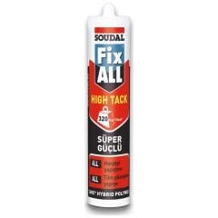 Soudal Fixall High Tack (Korniş Yapıştırıcı) Beyaz 290 ml