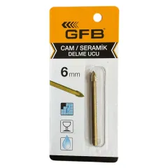 Gfb 4602 Cam-Seramik Delme Matkap Ucu Ø:6 mm ×5 Adet