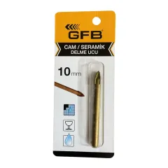 Gfb 4606 Cam-Seramik Delme Matkap Ucu Ø:10 mm ×5 Adet