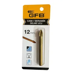 Gfb 4607 Cam-Seramik Delme Matkap Ucu Ø:12 mm ×5 Adet