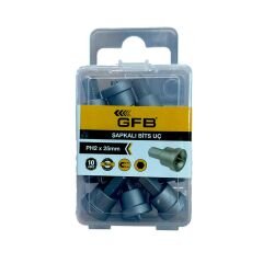 Gfb 2557 Şapkalı Bits Uç PH2 25 mm 10'lu Paket