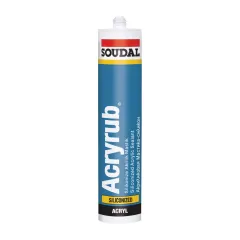 Soudal Silikonize Mastik 500 Gr Beyaz ×30 Adet