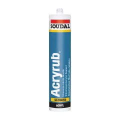 Soudal Silikonize Mastik 500 Gr Siyah