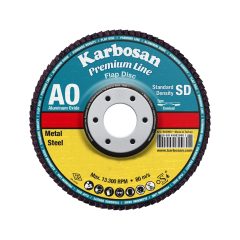 Karbosan Flap Disk Zımpara Ø:115x22 mm AO Kırmızı 36 Kum (982980) 10'lu Paket