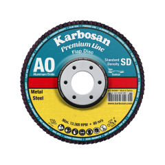 Karbosan Flap Disk Zımpara Ø:180x22 mm AO Kırmızı 60 Kum (983210) 10'lu Paket