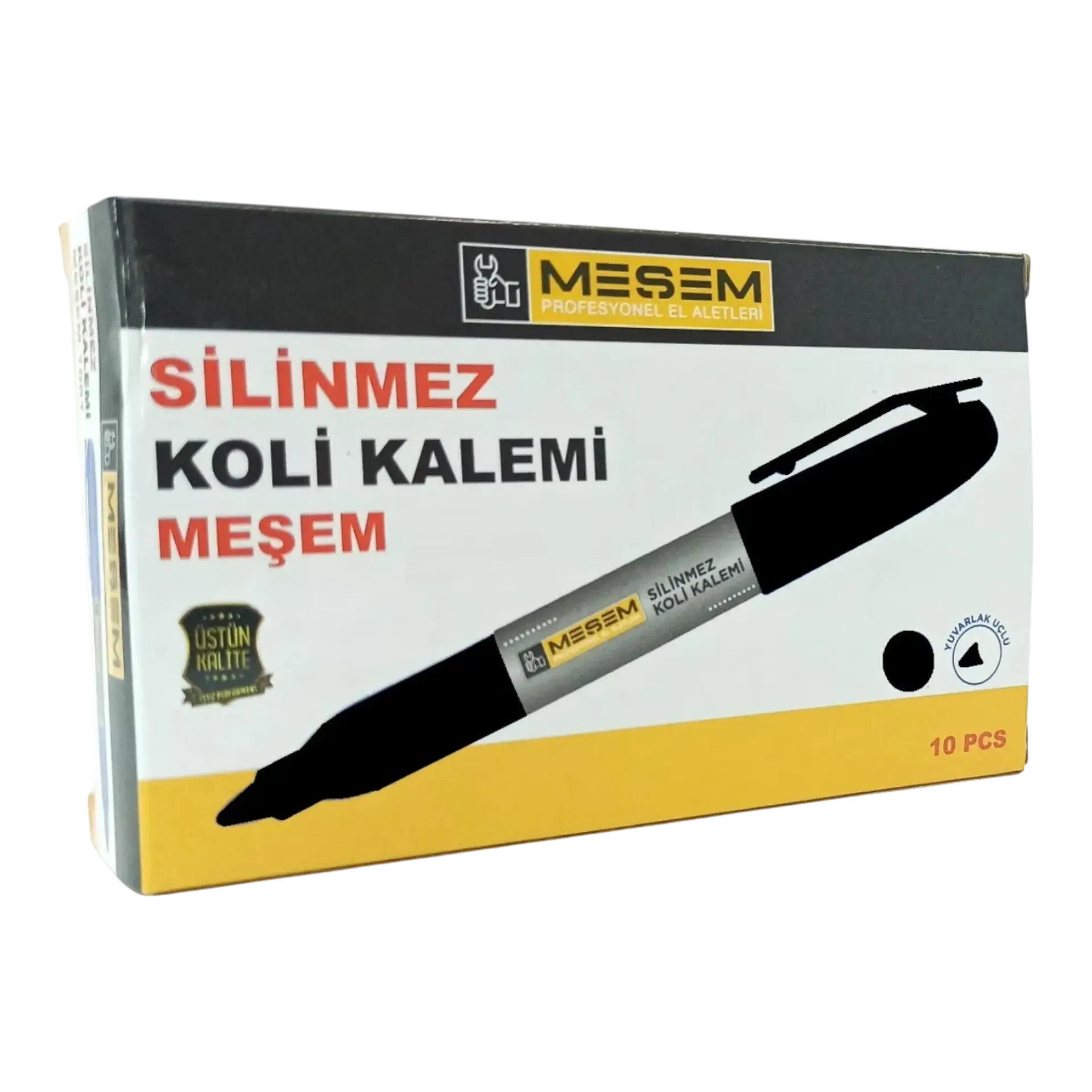Meşem Koli Kalemi Siyah - 10'lu Paket