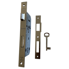 Dooraks 111E Oda Kilidi 40 mm Nikel Ayna:Düz 23 mm