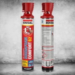 Soudal Comfort Poliüretan Köpük 750 ml ×12 Adet
