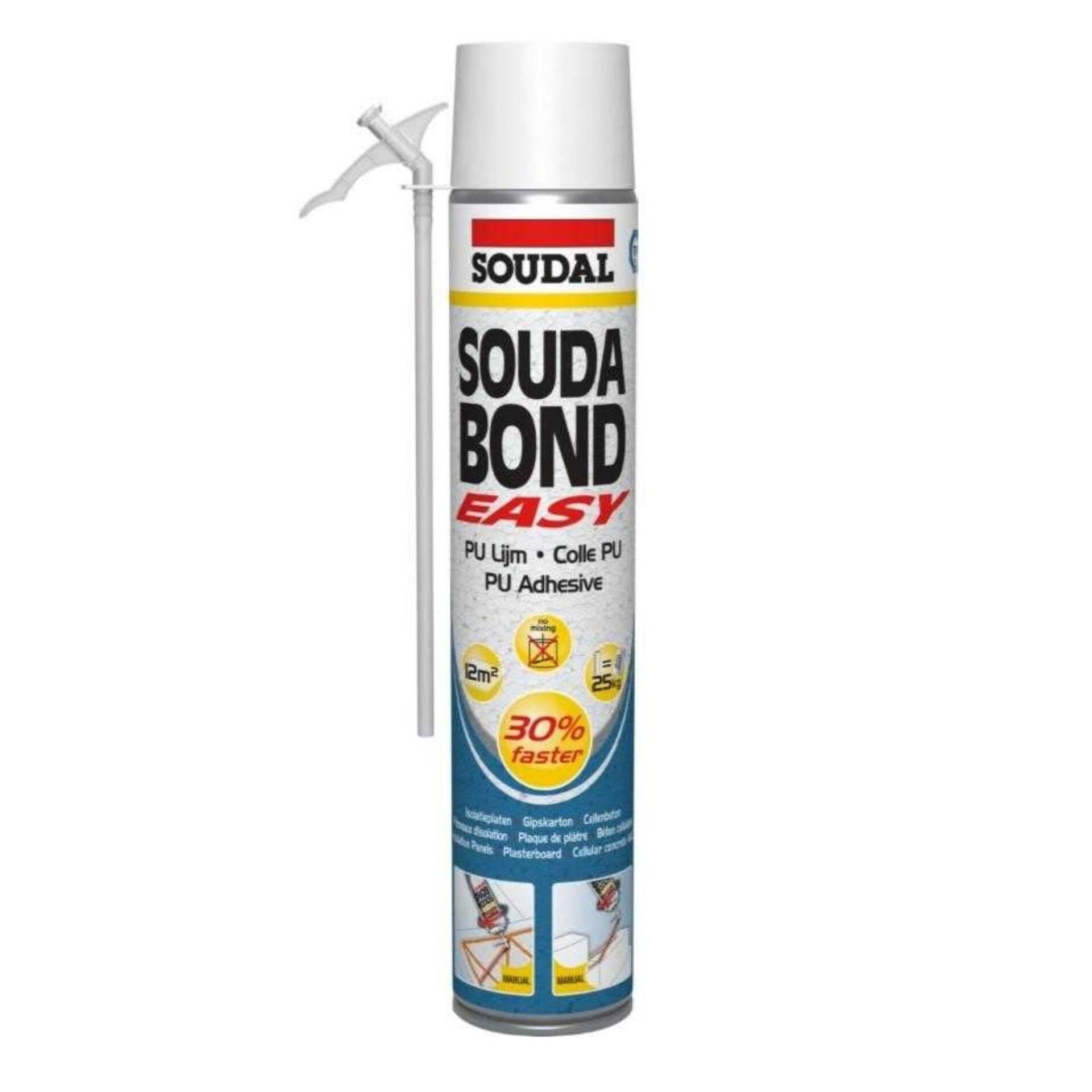 Soudal Easy Mantolama Köpük Pipetli 750 ml