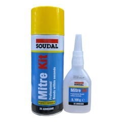 Soudal Mitre Kit 2C Hızlı Yapıştırıcı 400 ml+100 gr