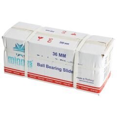 Minnes Teleskopik Çekmece Rayı 36*500 mm 20'li Koli