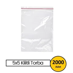 Kilitli Poşet 5x5 cm 25 Micron - 2000 Adet