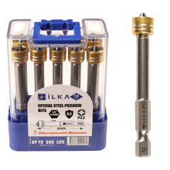 İlka Özel Yüzüklü Bits Vidalama Ucu PZ 2*65 mm