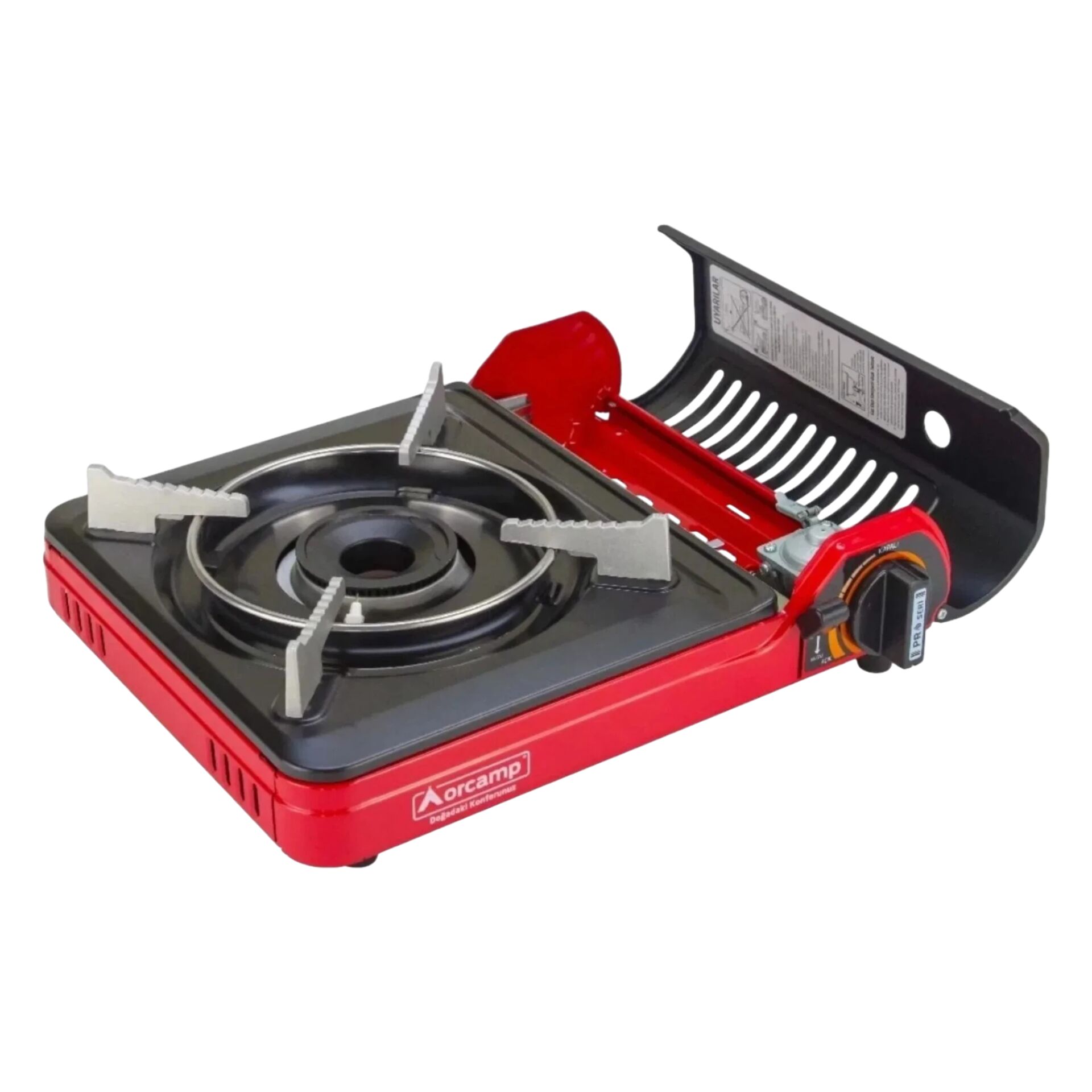 Orcamp CK505 Tekli Köşeli Ocak Kırmızı