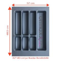 Kaşıklık Gri Desenli 37*49 Cm {En:32 Derinlik:40 Kesilebilir} 15'li Koli