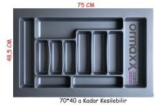 Kaşıklık Gri Desenli 75*49 Cm {En:70 Derinlik:40 Kesilebilir} 15'li Koli