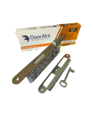 Dooraks Sessiz Oda Kilidi 40 mm Ayna:23 mm Oval Saten