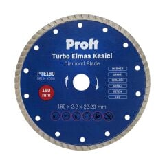 Proft Turbo Mermer-Granit-Seramik-Asfalt-Beton Kesici 180*2,2*22 mm 5'li Paket