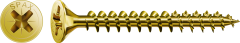 Spax Sunta Vidası 2,0*10 mm 1000'li Paket Havşa Başlı Tam Diş Sarı / Vidalama Ucu: PZ1