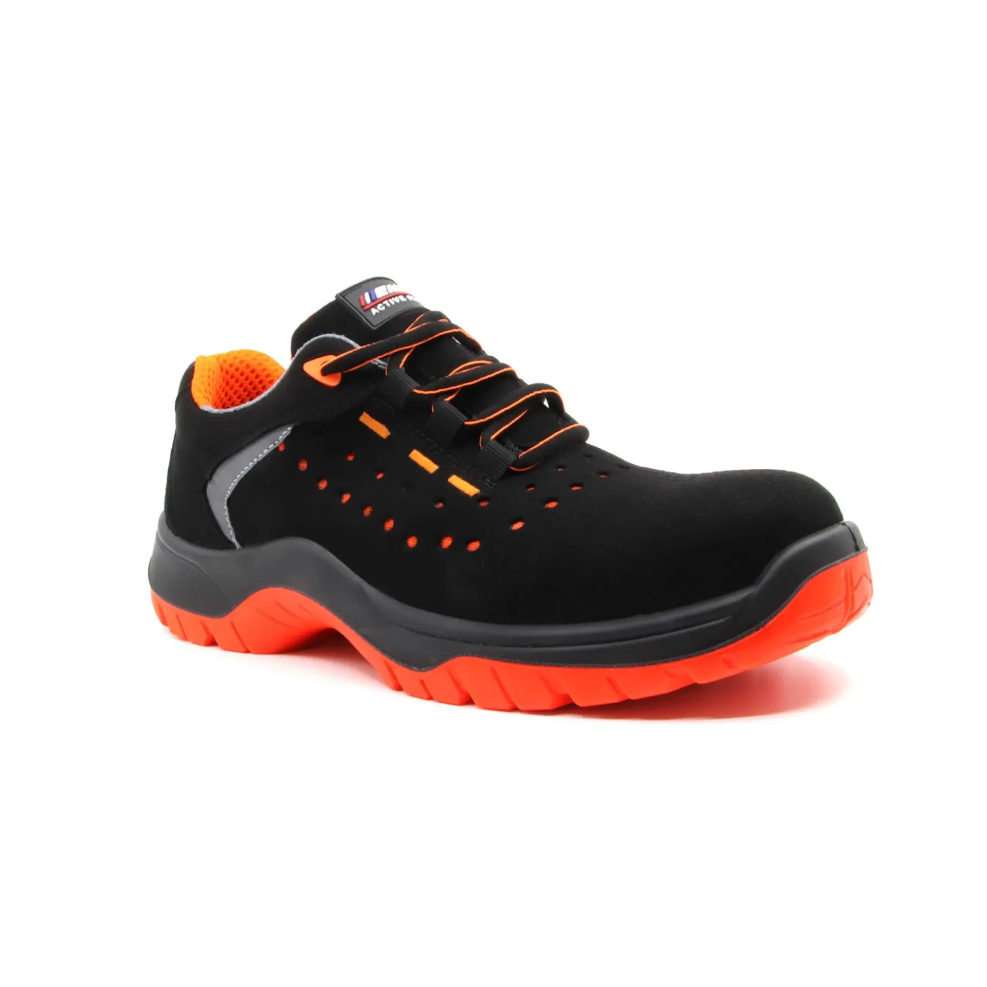 Emex 1020-S1 Premium Kompozit Süet Ayakkabı Turuncu