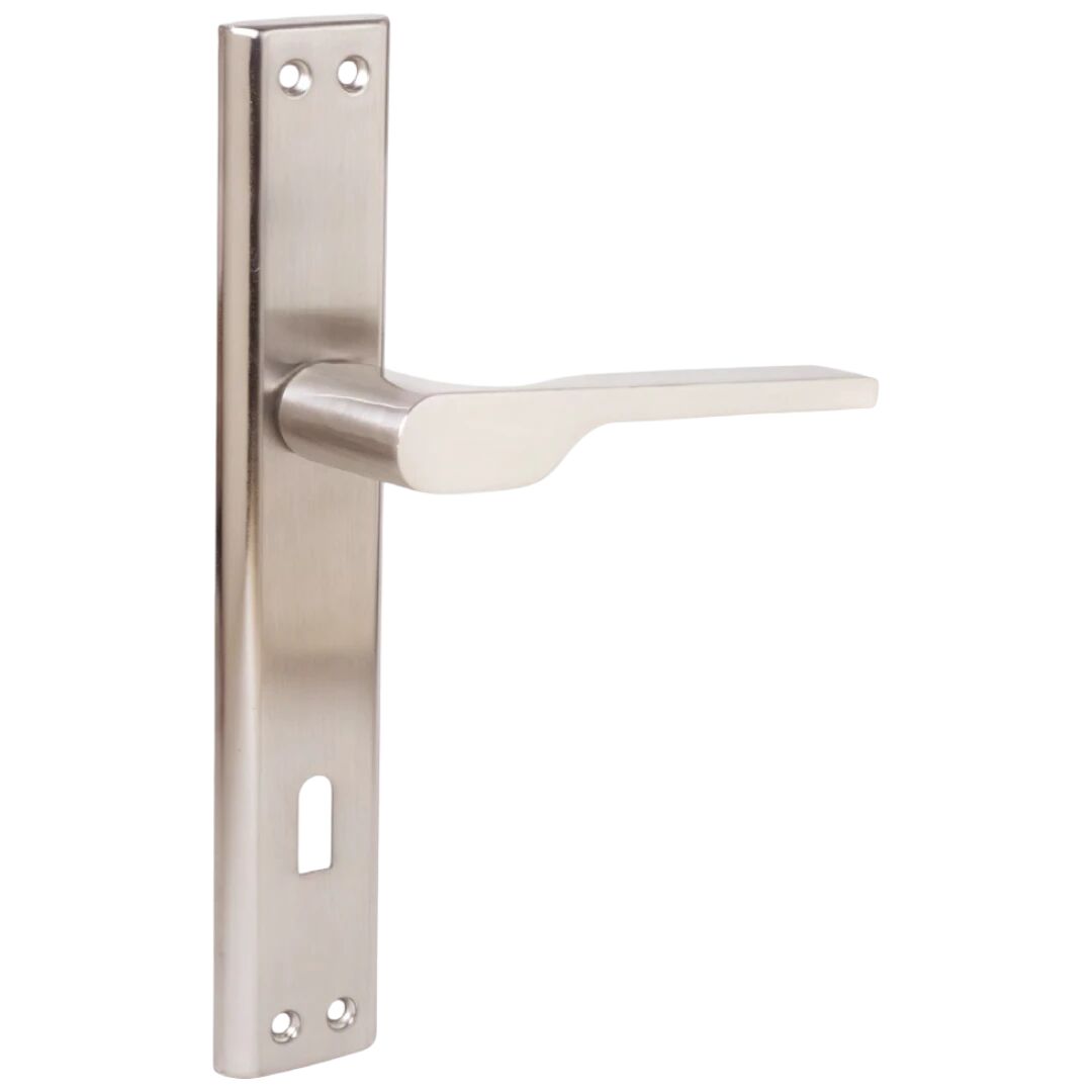 Gökçe Aynalı Oda Kapı Kolu Nikel Saten