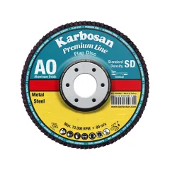Karbosan Flap Disk Zımpara Ø:180x22 mm A0 Kırmızı - 10'lu Paket