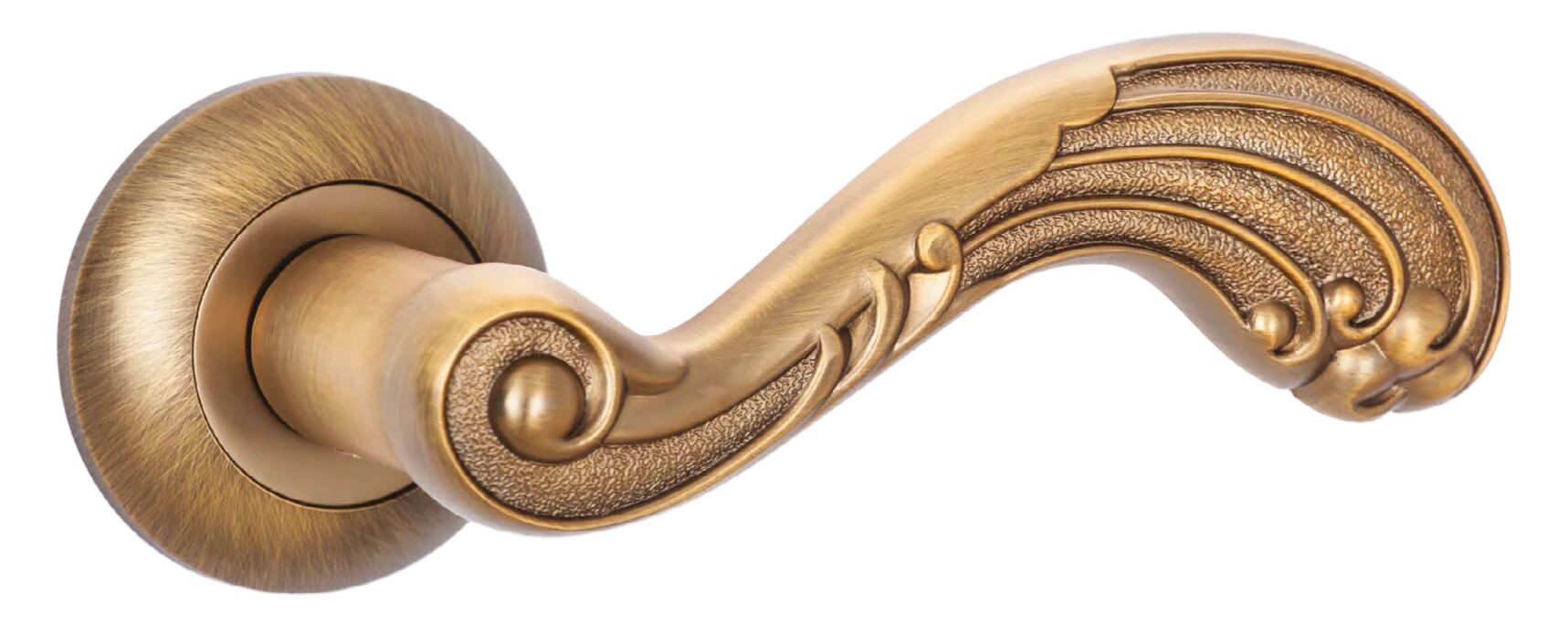 İnci Alm.Rozetli Wc Kapı Kolu Antik