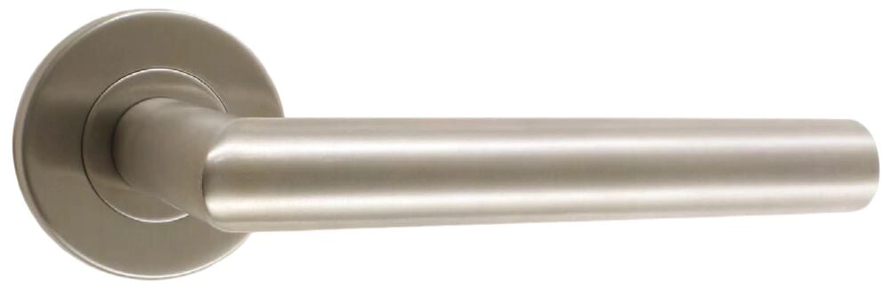 Paslanmaz Alm. Rozetli L Wc Kapı Kolu Inox