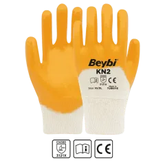 Beybi KN2 Nitril Eldiven Sarı - 288'li Koli