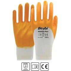 Beybi KN350 Flex Likralı Örme Eldiven Sarı - 288'li Koli