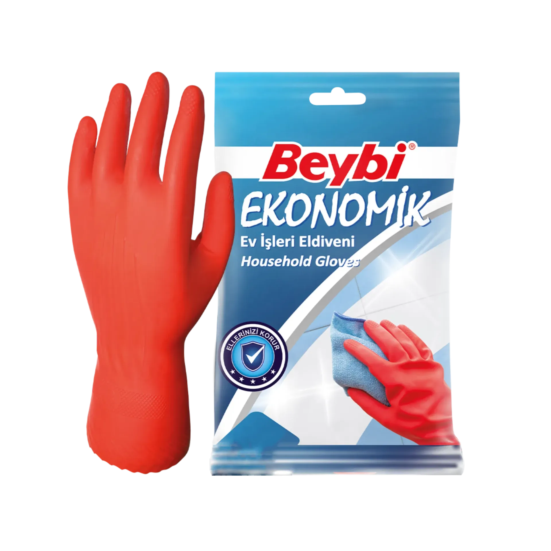 Beybi Eko Lastik Eldiven - 25'li Paket