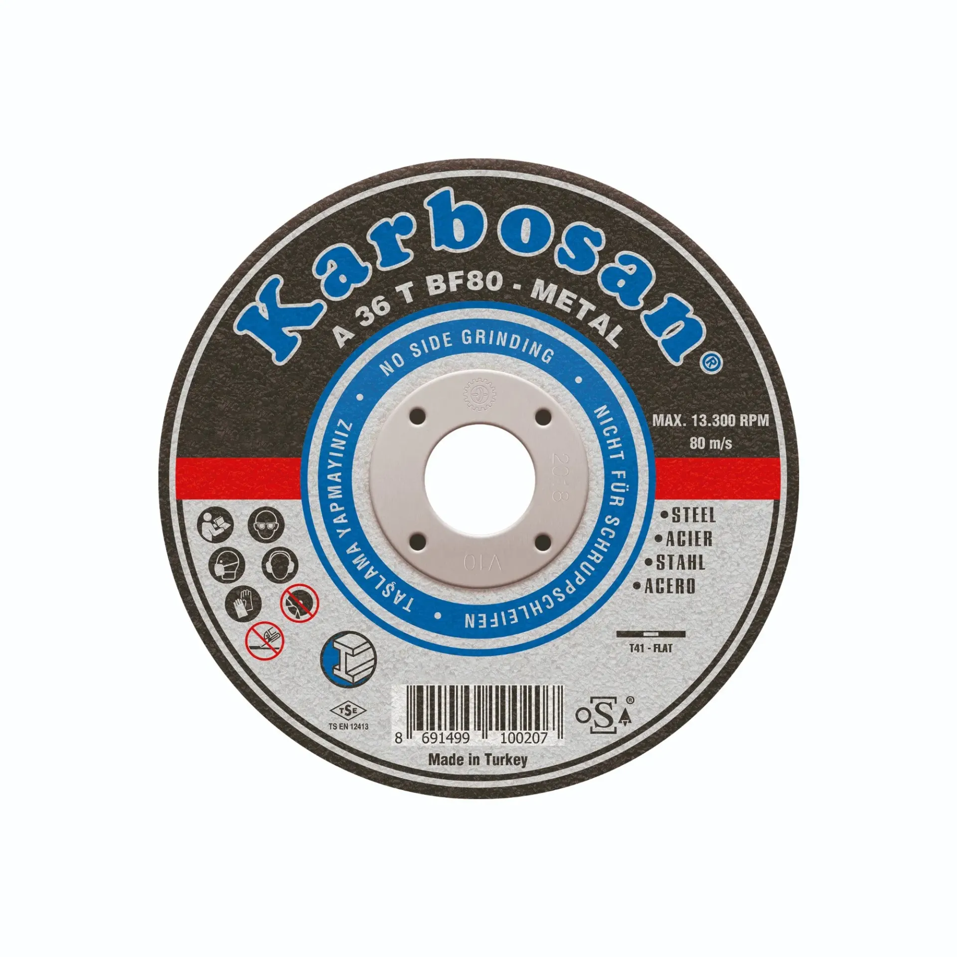 Karbosan NK Metal Kesme Diski 115x2.5x22.23-50'li Paket