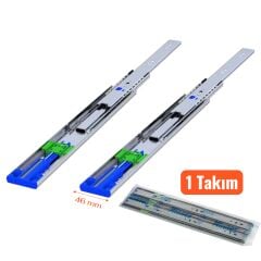 Minnes Frenli Teleskopik Çekmece Rayı 46*550 mm
