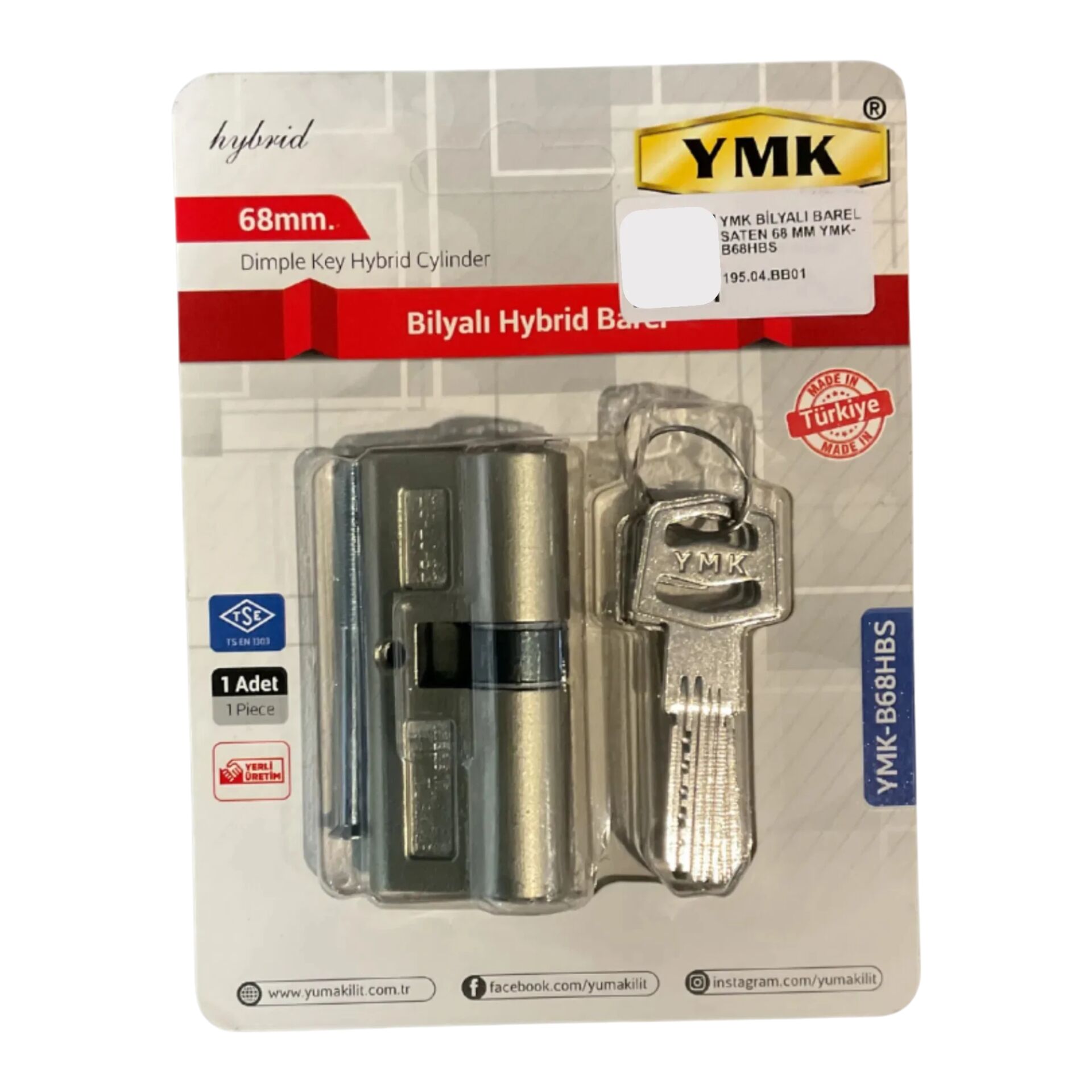 Ymk Bilyalı Barel Saten 68 mm YMK-B68HBS