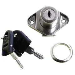 Çekmece Kilidi Oval Krom 106-22 - 12'li Paket