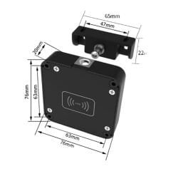 Marelli Safe Kartlı Gizli Çekmece ve Dolap Kilidi