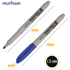 Munhwa Permanent Marker Asetat Kalemi - 12'li Paket