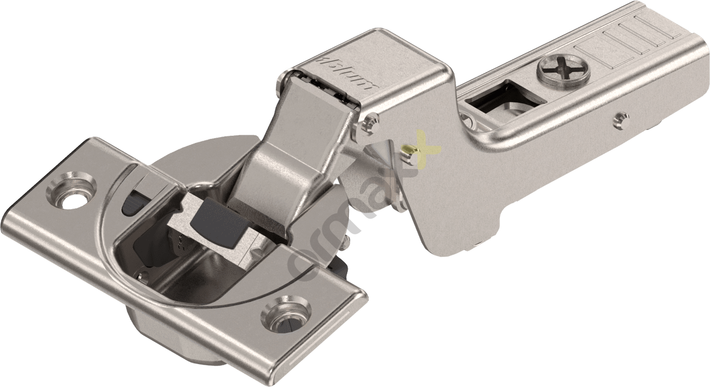 Blum Clip Top 107° Blumotion Entegre Frenli Tam Deve Boynu Menteşe 75B1750 + Haç Tipi Clip Taban