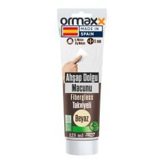 Aguaplast - Beyaz Fiberglass Katkılı Ahşap Dolgu Tamir Macunu 125 ml