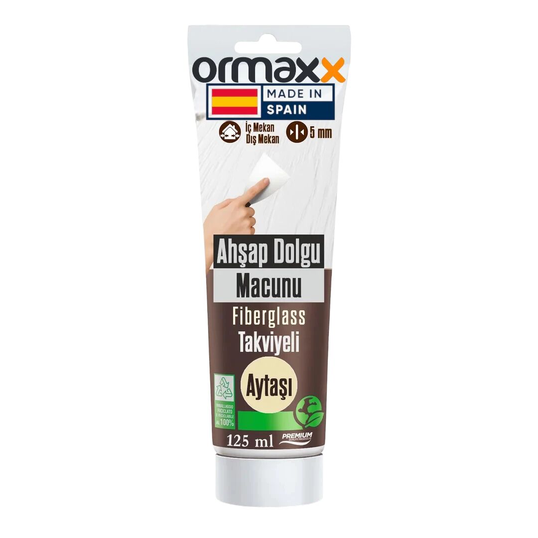 Aguaplast - Aytaşı Fiberglass Katkılı Ahşap Dolgu Tamir Macunu 125 ml