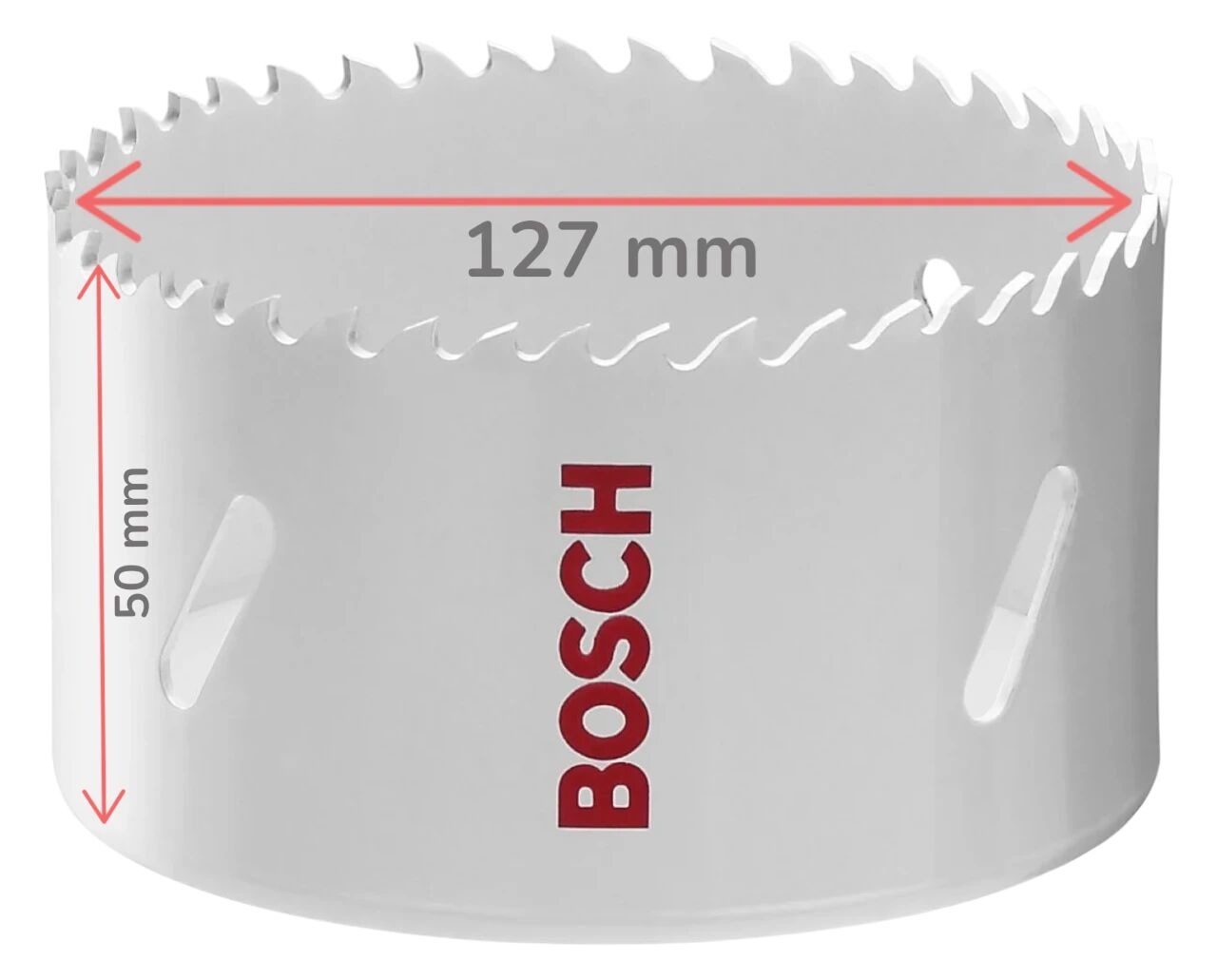 Bosch Ø:127 mm HSS-Bimetal Ahşap ve Metal Delme Panç 2608580513