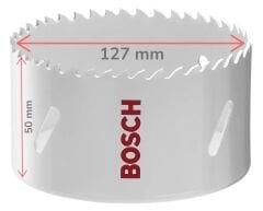 Bosch Ø:127 mm HSS-Bimetal Ahşap ve Metal Delme Panç 2608580513
