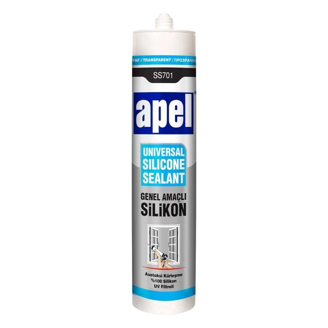 Apel Üniversal Silikon Şeffaf 280 gr.