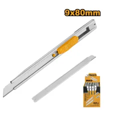 İngco HKNS1806 Dar Metal Maket Bıçağı 48'li Paket
